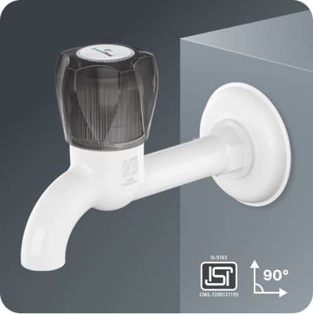 Bib Cock Long Body With Flange