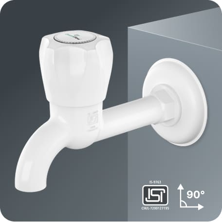 Bib Cock Long Body With Flange