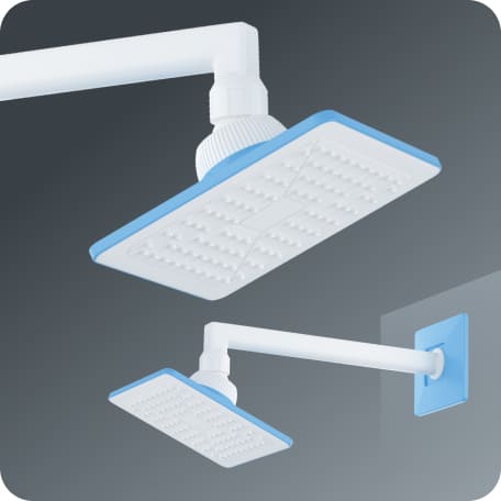 Square Shower 5” X 5”