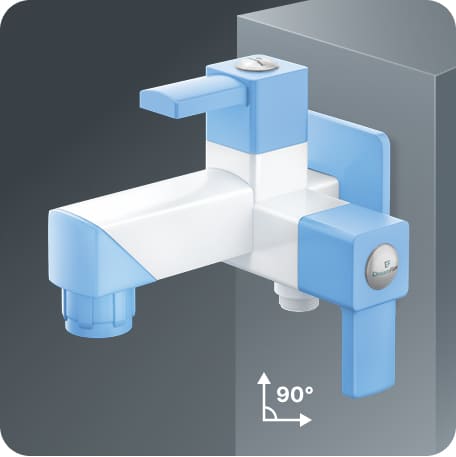 Two Way Bib Cock With Flange