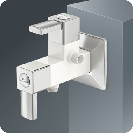 Two Way Angle Cock With Flange