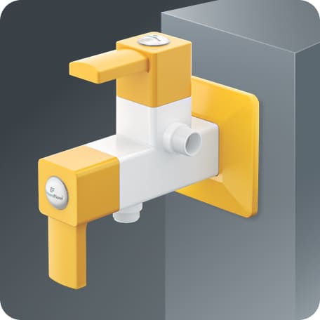 Two Way Angle Cock With Flange