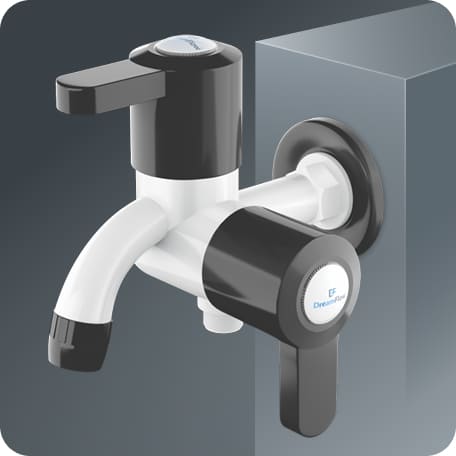 Two Way Bib Cock With Flange