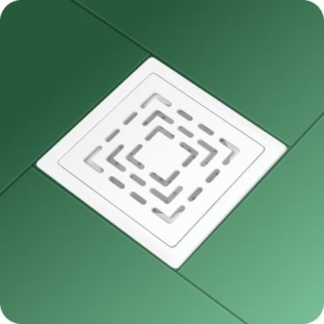 Square Corner Floor Trap