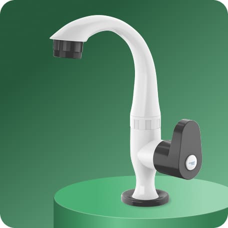 Swan Cock (Short Spout) With Flange