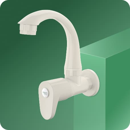 Sink Cock (Short Spout) With Flange