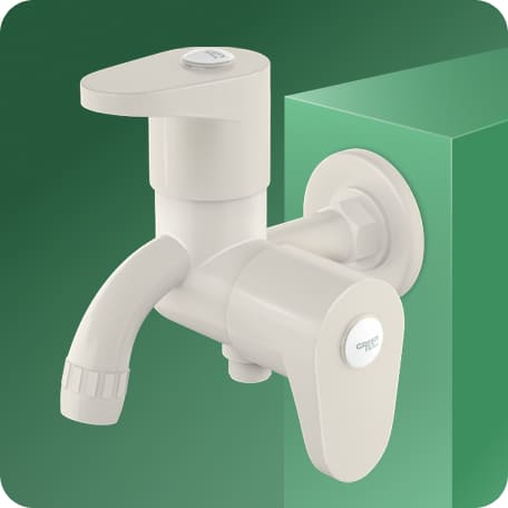 Two Way Bib Cock With Flange