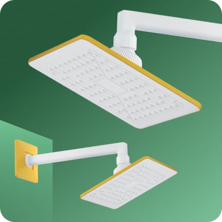 Square Shower 4” X 4”
