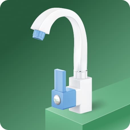 Swan Cock (Short Spout) With Flange