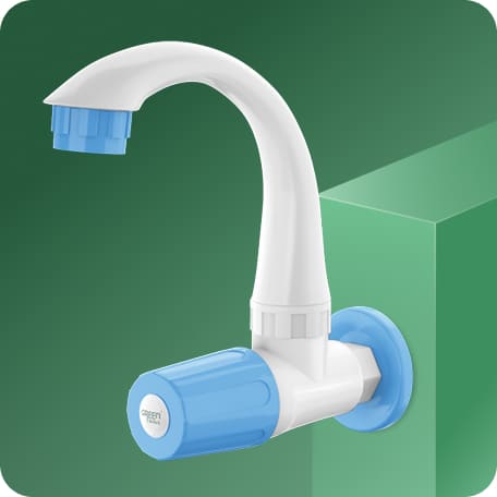 Sink Cock (Short Spout) With Flange