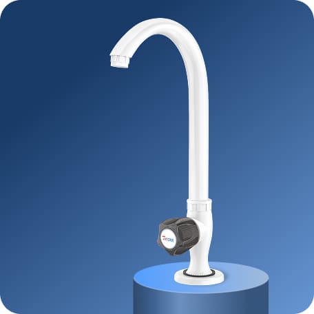 Swan Cock (Long Spout) With Flange