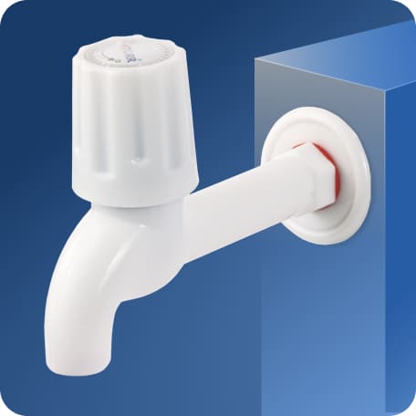 Turbo Bib Cock Long 15mm