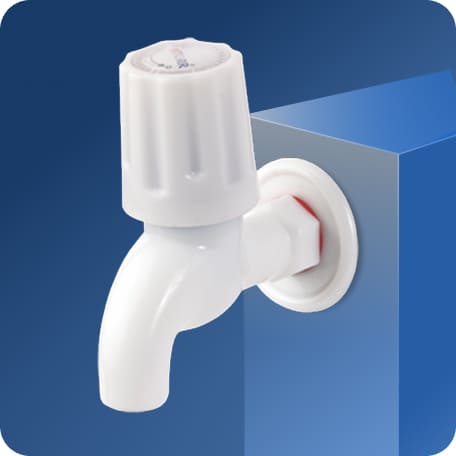 Turbo Bib Cock Short 15mm