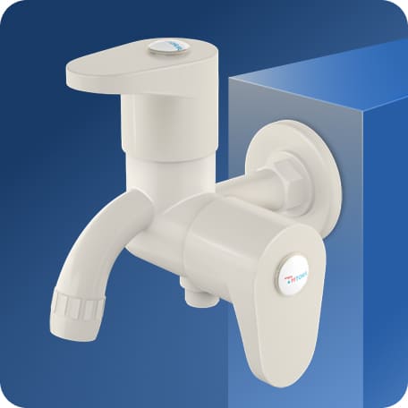 Two Way Bib Cock With Flange