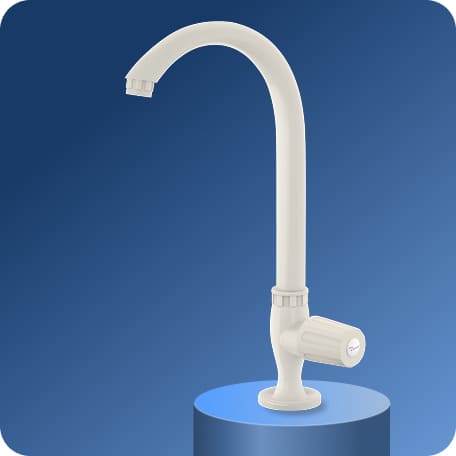 Swan Cock (Long Spout) With Flange