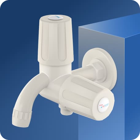 Two Way Bib Cock With Flange